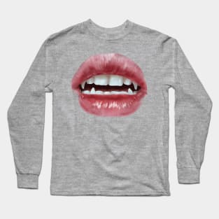 Vampire lips Long Sleeve T-Shirt